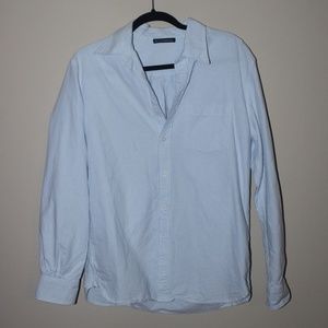 One Size | Brandy Melville Blue and White Stripped Button Down